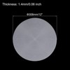 Unique Bargains 10 Count Round Needlepoint Blank Mesh Canvas Sheet for Embroidery Knit 12" 4 Pcs - 2 of 4