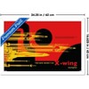 Trends International Star Wars: Moving At Lightspeed - X-Wing Framed Wall Poster Prints - 3 of 4