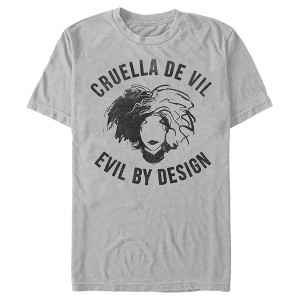 Men's Cruella Evil By Design Sketch T-Shirt - 1 of 4
