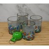 Dos Sueños Mexican Hand Blown Tumblers - Confetti Carmen Design - 10oz - Set of 4 - 2 of 3