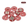 Unique Bargains Alloy Invisible Durable High Hardness Buckle Fasteners Press Studs Buttons 5 Pcs - 3 of 4