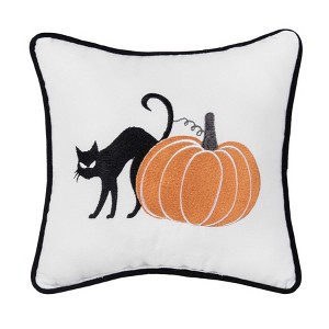 ハロウィン☆ミニミニクッション C&F Home Black Cat & Pumpkin Halloween Mini Accent Pillow 10