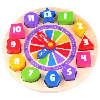  Fat Brain Toys What Time Is It? Glow-In-The-Dark Clock Puzzle FB168-1