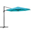 Sonkuki 11FT Offset Outdoor Patio Aluminum Cantilever Umbrella with Infinite Canopy Angle Adjustment - 2 of 4
