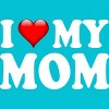 Men's Design By Humans I Love My Mom Bold Text By ArmyTee T-Shirt - 2 of 2