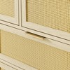NicBex Wooden 7-Drawer Dresser,Modern Double Dressers with Rattan Drawers,Chest of Drawers for Bedroom,Living Room,Kids Room,Hallway,Natural Style - 4 of 4
