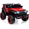 12V Electric Kids Ride on Car with Remote Control, 2 Seater 4WD Off-Road Truck with Decor Spare Tire, Spring Suspension, for Boys Girls - 4 of 4