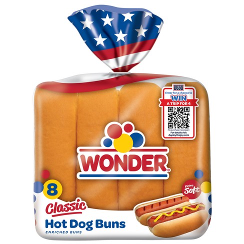 Wonder White Hot Dog Buns - 13oz/8ct : Target