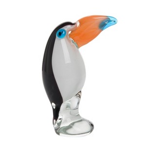 Beachcombers Toucan Glass Art Figurine Home Decor Tropical Beach 4.2 x 2.44 x 6.3 - 1 of 2