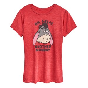Women's - Winnie The Pooh - Oh Great Eeyore Short Sleeve Graphic T-Shirt - 1 of 4
