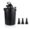 Alpine Corporation Supreme Filter with 24W Bulb Black: Outdoor Pond Water Cleaning System, Multi-Stage Bio-Pure Pressure - 2 of 4