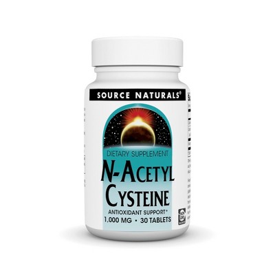 N-Acetyl Cysteine 1000mg by Source Naturals, Inc.  -  30 Tablet