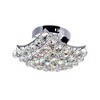 CWI Lighting Queen 4 Light Flush Mount With Chrome Finish - 3 of 4