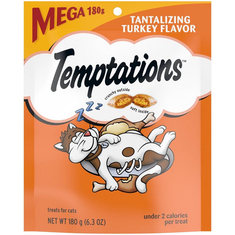 Temptations Tantalizing Turkey Flavor Crunchy Cat Treats, 1 of 11