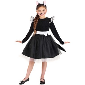HalloweenCostumes.com Black Cat Tutu Dress Girl's Costume - 1 of 4