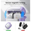 SURITCH for Samsung Galaxy Buds 3 Pro/Galaxy Buds 3 Case, Magnetic Bumper Cases, Shockproof Protective Covers with Carabiner & Cleaning Kit - 3 of 3