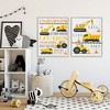 Stupell Industries Construction Zone Trucks & Phrases 2pc Framed Giclee Art Set - 2 of 4