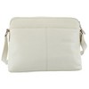 CTM Women's Leather Shoulder Bag Purse with Side Organizer - 2 of 4