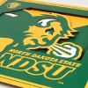 NCAA North Dakota State Bison 3D Logo Series Wall Art - 12"x12" - 4 of 4