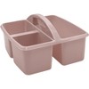 Teacher Created Resources® Plastic Storage Caddy, Light Mauve, Pack of 6 - 2 of 4