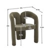 NicBex Set of 2 Modern Accent Chair,Teddy Barrel Side Chairs,Upholstered Armchair for Bedroom,Reading Room - 3 of 4