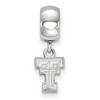 Black Bow Jewelry Sterling Silver Texas Tech Red Raiders NCAA Bead Charm - 2 of 4