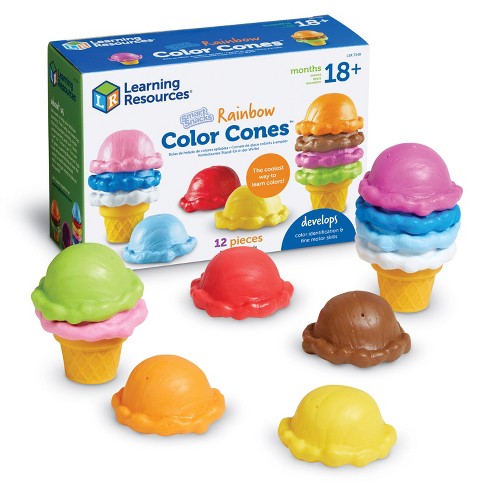 Learning Resources Smart Snacks Rainbow Color Cones - image 1 of 4