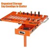 TackView Mobile Rolling Tool Tray with Wheels – Adjustable Height Work Table, Garage & Shop Utility Cart - 2 of 4