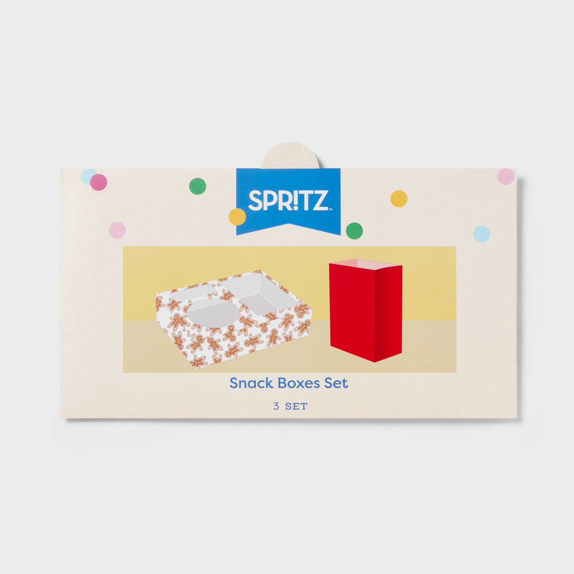 3ct Christmas Gingerbread Movie Snack Box - Spritz™