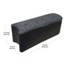 Garden Central 12 Pack 12" x 4" Stomp Edge Slate Lightweight Garden Borders, Made From Recycled Materials, Quick Installation, & No Digging Required - 2 of 4