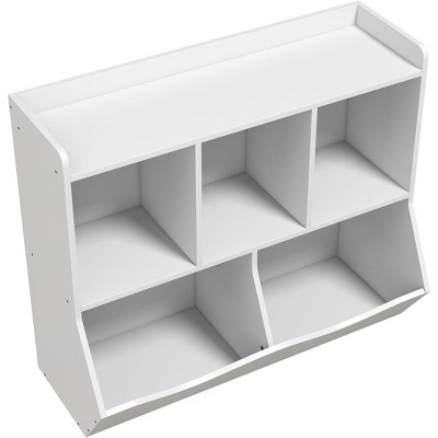 Toy Storage Cabinet for Kids, 3-Tier Wood Toy Book Organizer Cabinet, Kindergarten Nursery Playroom Bedroom Living Room,