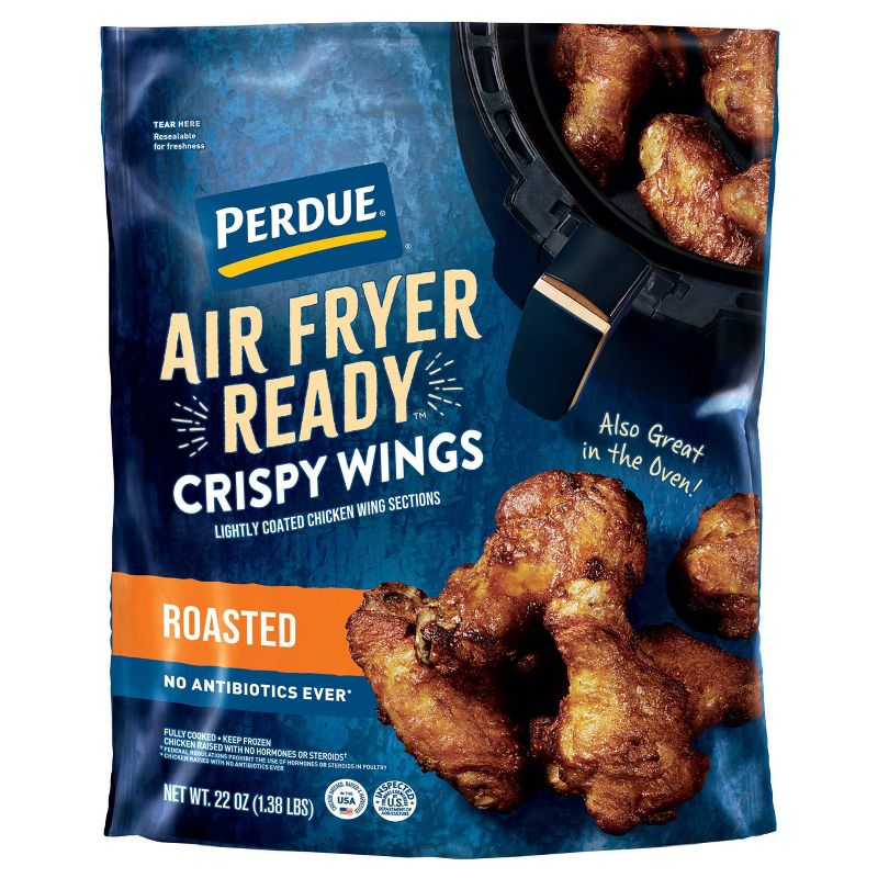 Perdue Air Fryer Roasted Chicken Wings - Frozen - 22oz, 1 of 5
