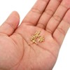 Unique Bargains Metal Round Jewelry Making Gold Filled Spacer Beads 100 Pcs - 4 of 4