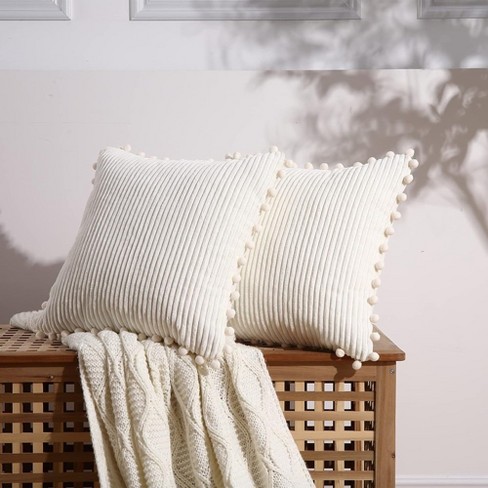 Cotton Boll Accent Pillows