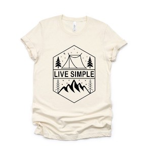 Simply Sage Market Women's Live Simple Short Sleeve Graphic Tee - 1 of 4