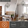 VAXCEL Rad 4 Light Geometric Pendant Cage Light - 3 of 4
