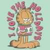 Girls Garfield I Love The Holidays Ugly Sweater T Shirt - 2 of 4