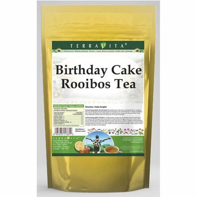 TerraVita Birthday Cake Rooibos Tea (50 tea bags, ZIN: 535168, 2-Pack)
