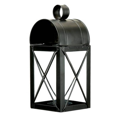 11" Travis House Lantern, Black Powder Coat Finish - ACHLA Designs