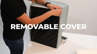 Ivory Foam Pet Steps for Small Dogs and Cats, 3-Step