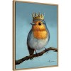 Amanti Art 23"x30" Royal Robin by Lucia Heffernan Framed Canvas Wall Art - 2 of 4