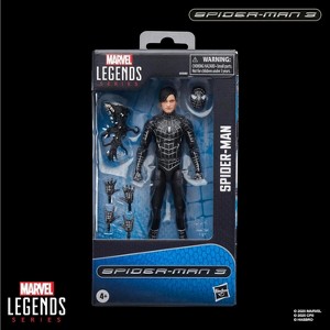 Marvel Legends Series Spider-Man, Spider-Man 3 Collectible 6 Inch Action Figure with Symbiote Accessories - 1 of 4