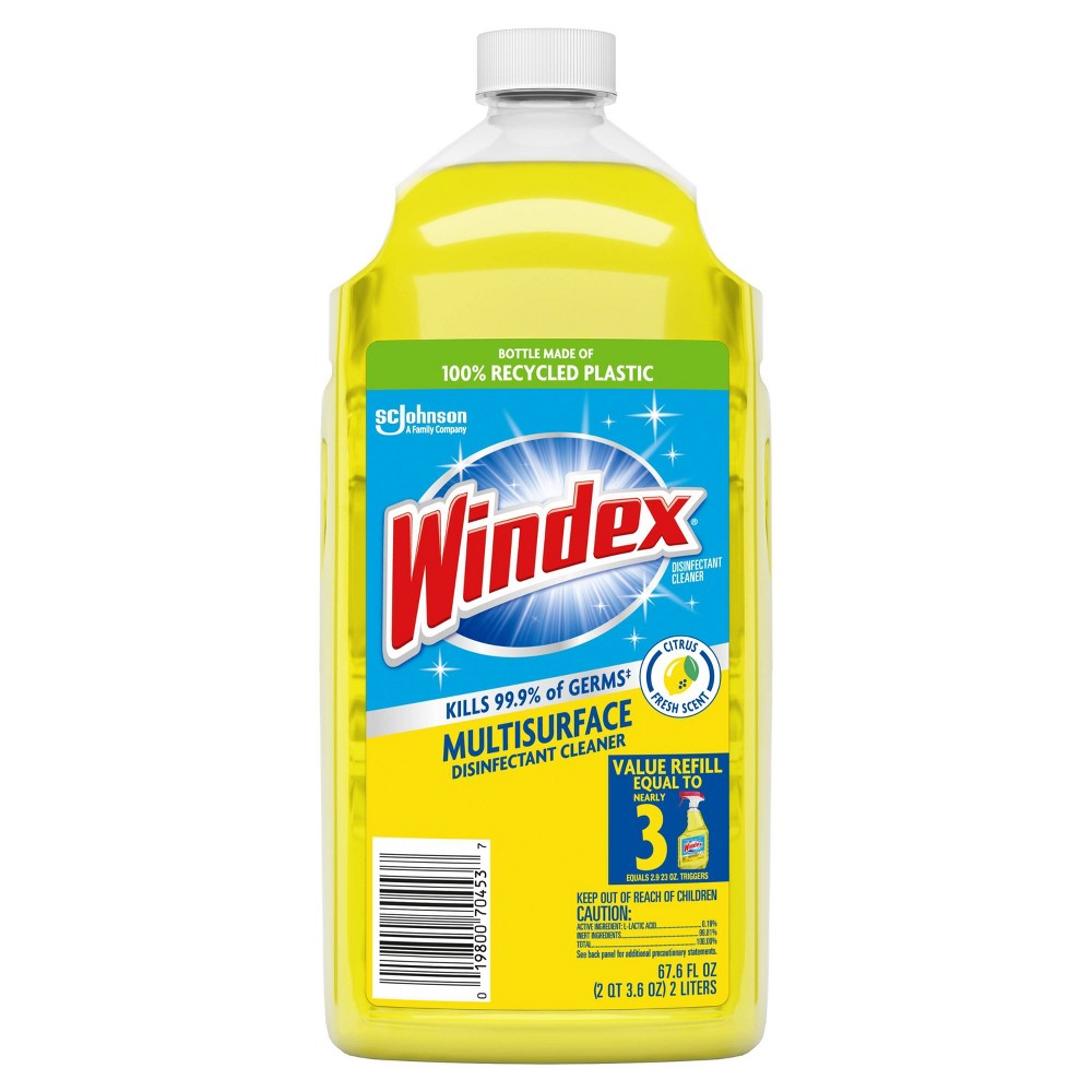 UPC 019800704537 product image for Windex Refill Citrus Disinfectant - 67.6 fl oz | upcitemdb.com