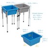 ECR4Kids 2-Station Sand and Water Adjustable Play Table, 1 - 2 of 4