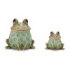 Terra Cotta Sitting Garden Frog (Set of 4) - 4 of 4