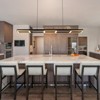 LLHZSY Rustic Aluminum Dimmable Rectangle LED Linear Chandelier Adjustable Kitchen Island Lights - W45.08" - 3 of 4
