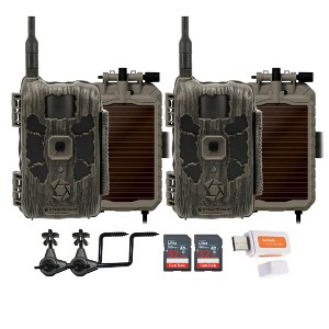 Stealth Cam 40MP Deceptor Max Cellular Trail Camera with Solar Battery Pack Simple Camera Holder 32GB Memory Cards and Card Reader(2 Pack) - 1 of 4