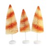 12.0 Inch Orange Stripes Delight Trees Bottle Brush Trees Bottle Brush Trees - 3 of 3