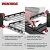 YAKIMA 60 by 54 Inch LockNLoad Perimeter Raised Rail Kit for Roof Rack, 4 Rails - 3 of 4