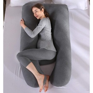 LISM U Shaped Maternity Full Body Pillow for Women with Hip,Back Pain Support - 1 of 4